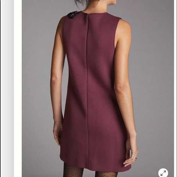 NWT Anthropologie Dhruv Kapoor Sequined Shift Mini Dress - Picture 5 of 14